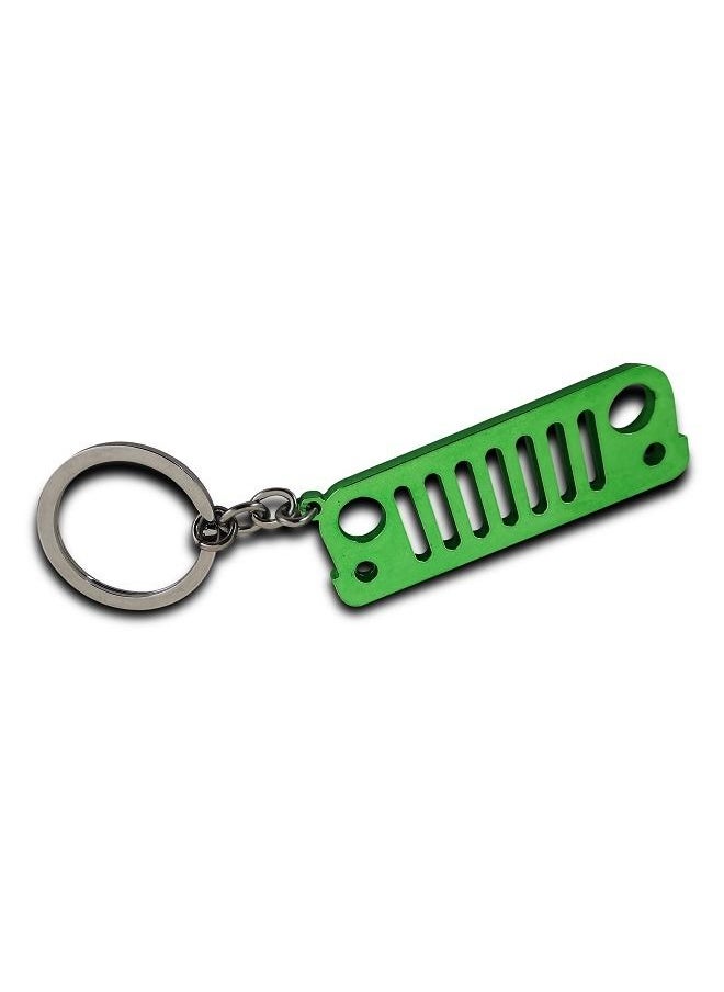 Generic - Zinc Alloy  Jeep Front Grill Keychain - Image 1