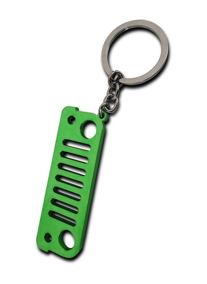 Generic - Zinc Alloy  Jeep Front Grill Keychain - Image 1