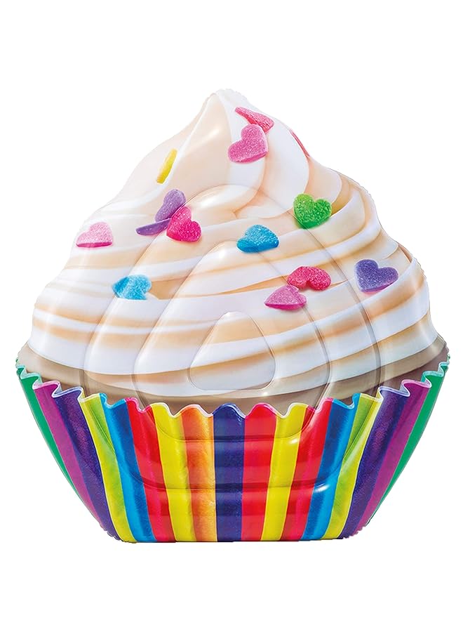 INTEX Floating Raft Cupcake Mat 58770 140 X 150 Cm Multi Colour - Image 2