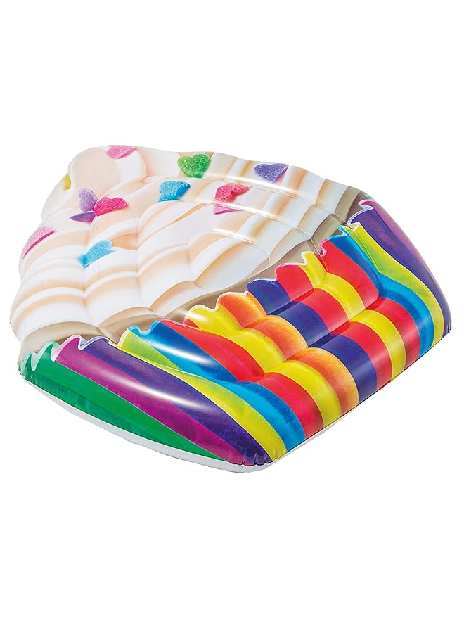 INTEX Floating Raft Cupcake Mat 58770 140 X 150 Cm Multi Colour - Image 1
