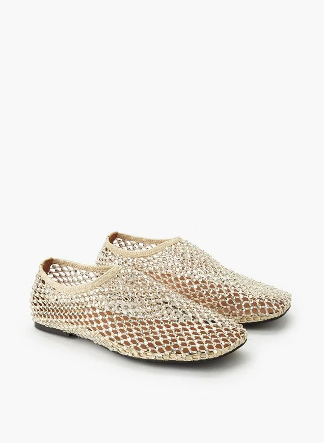 Haadana GOLD Women Slip-On Ballerina Shoes for Women | Best Price UAE