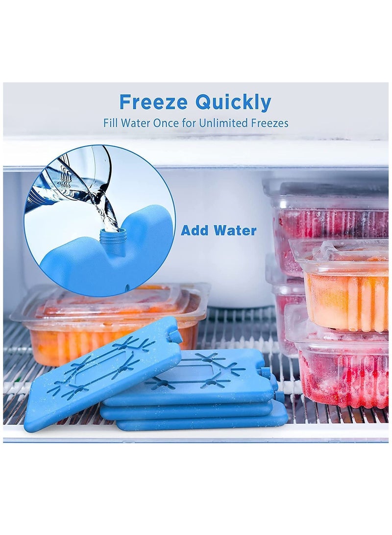 Y&D Ice Packs for Lunch Box - Reusable Ultra-Thin Freezer Long-Lasting Cool Coolers, Keep Food Fresh and Cold in Boxes breastmilk Bags  - Image 3