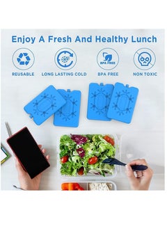 Y&D Ice Packs for Lunch Box - Reusable Ultra-Thin Freezer Long-Lasting Cool Coolers, Keep Food Fresh and Cold in Boxes breastmilk Bags  - Image 2