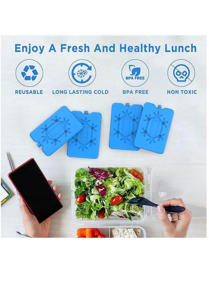 Y&D Ice Packs for Lunch Box - Reusable Ultra-Thin Freezer Long-Lasting Cool Coolers, Keep Food Fresh and Cold in Boxes breastmilk Bags  - Image 2