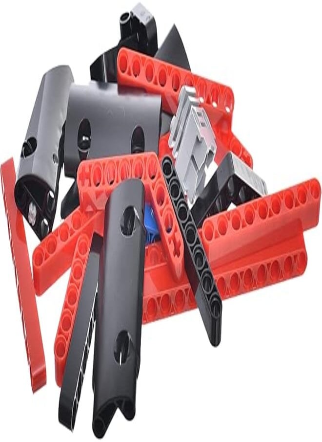 Technician 20098 Plastic Building Blocks Set Of 195 Pieces For Kids - Multi Color 