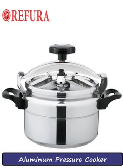 REFURA Aluminium Pressure Cooker | Pressure Pot | Arabic Cooker | Silver  - Image 1