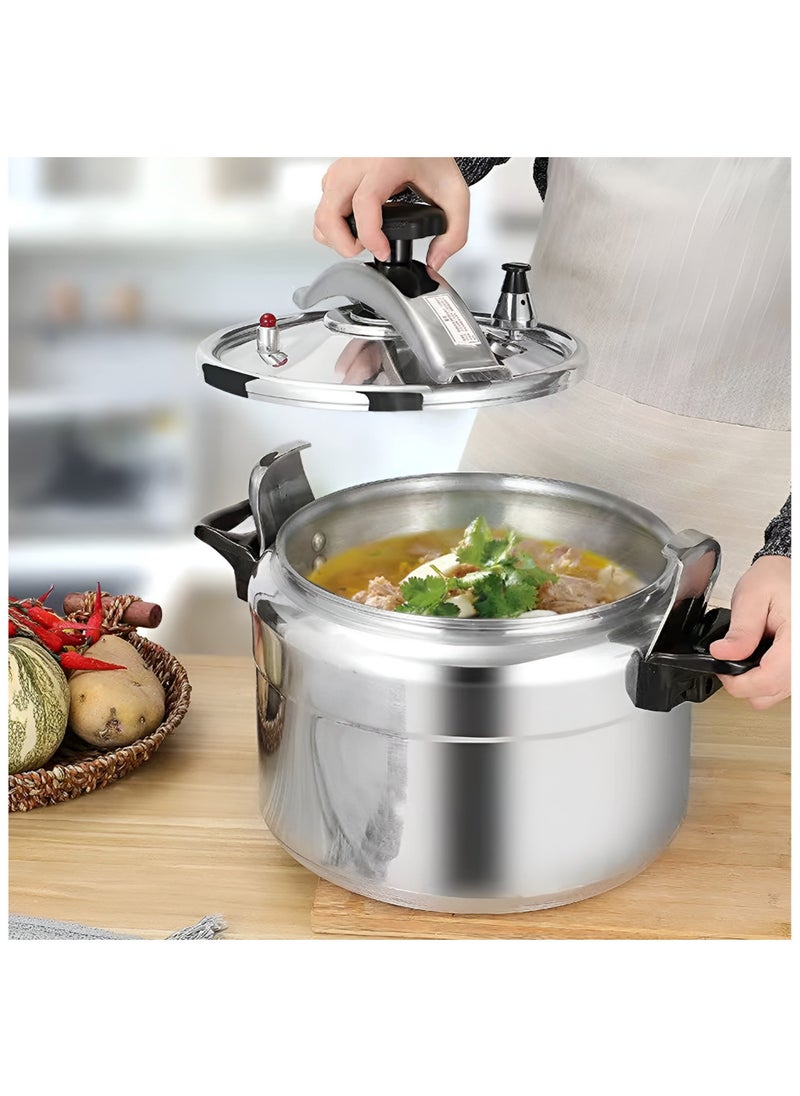 REFURA Aluminium Pressure Cooker | Pressure Pot | Arabic Cooker | Silver  - Image 3