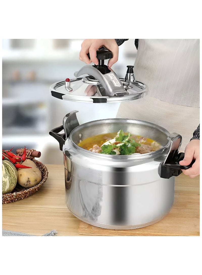 REFURA Aluminium Pressure Cooker | Pressure Pot | Arabic Cooker | Silver - Sizes from 3L to 15L - Image 4