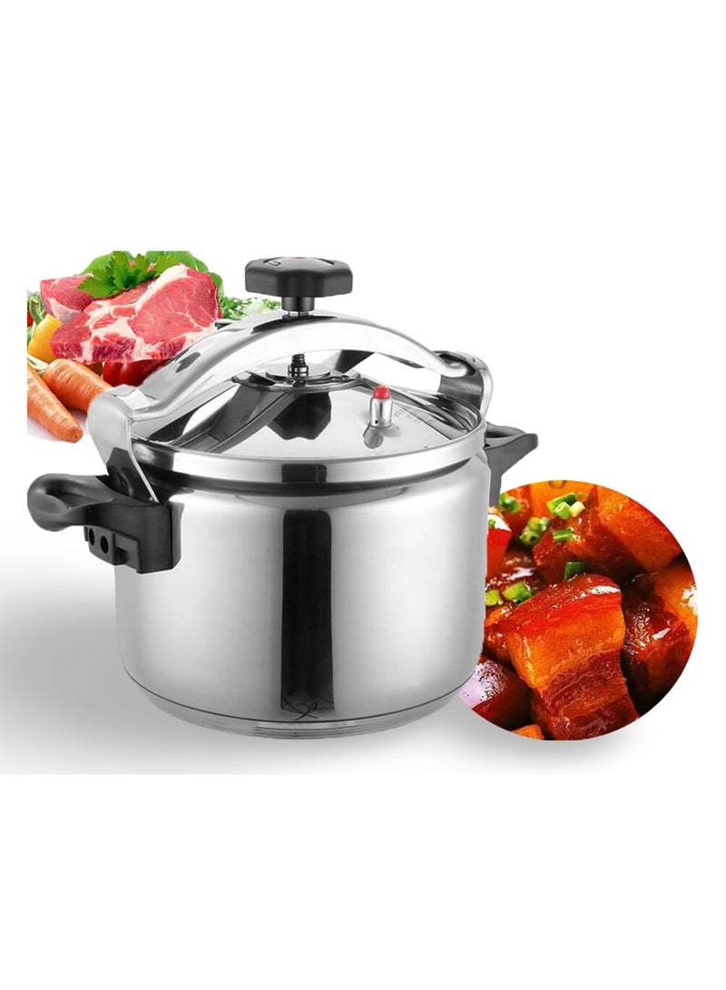 REFURA Aluminium Pressure Cooker | Pressure Pot | Arabic Cooker | Silver - Sizes from 3L to 15L - Image 3