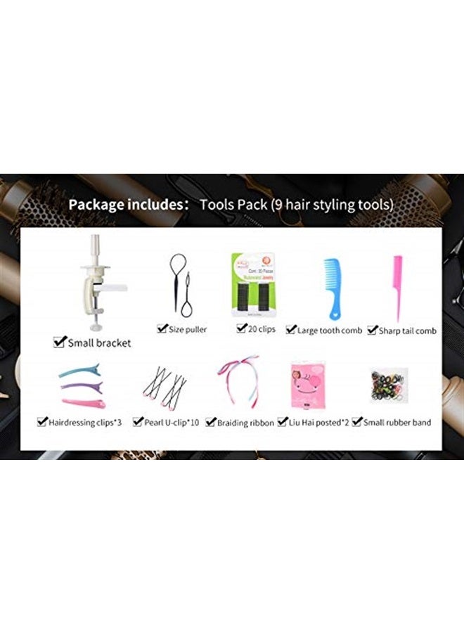 Perfehair Mannequin Head Stand Desk Table Clamp Tripod Holder,Styrofoam Wig Head Holder