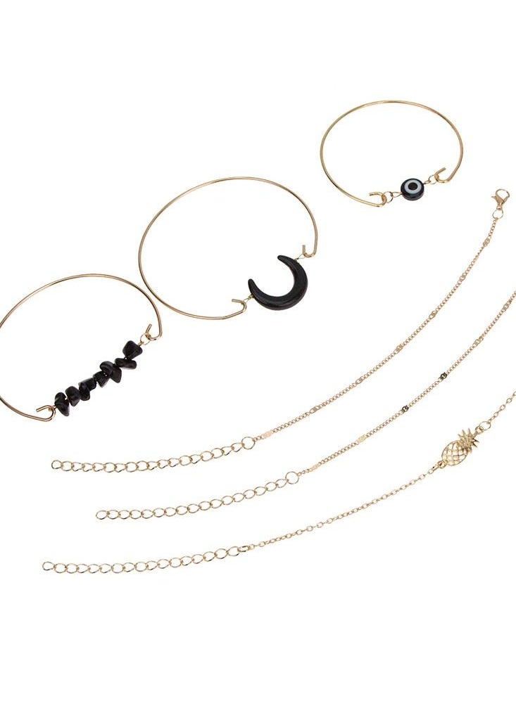 5esha - Set of 6 Women Bracelet in Design - Image 1