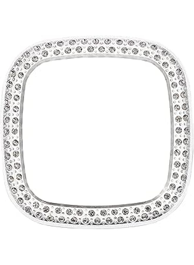 Shoulder Strap Smartwatch Case Bumper With Dual Row Crystal Bezel TPU Frame Diamond PC Edge Cover For Fitness Watches - Image 1