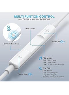 Golau In-Ear Earphones with USB-C,Wired Earbuds with Built-in Remote to Control Music,Phone Calls and Volume,In-ear Headphones for iPhone 16/15 Pro Max,iPad Pro/Air,Samsung  - Image 2