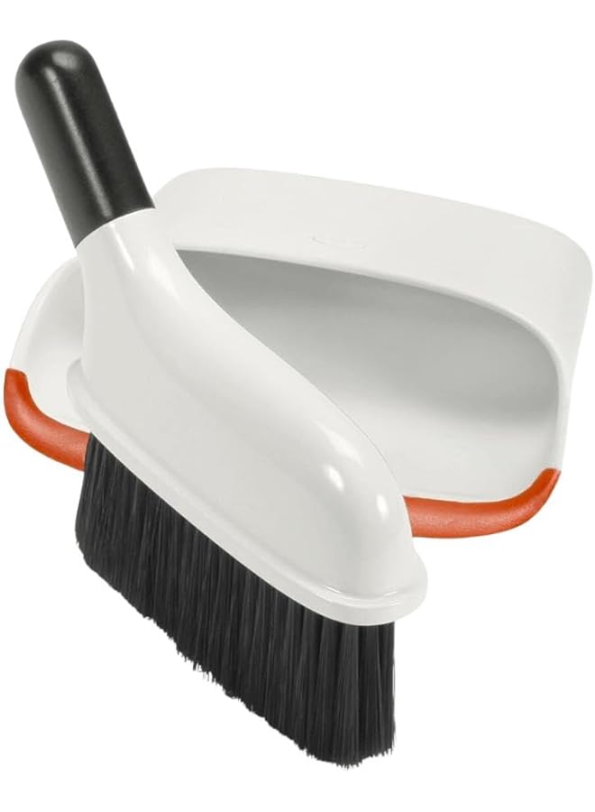 OXO 1334280 Good Grips Compact Dustpan And Brush Set Red Set Of 1 One Size - Image 1