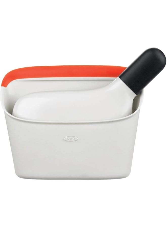 OXO 1334280 Good Grips Compact Dustpan And Brush Set Red Set Of 1 One Size - Image 3