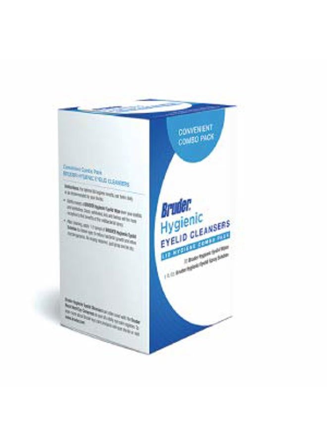 Bruder Hygienic Eyelid Cleansers with Hygienic Eyelid Wipes & Eyelid Solution Spray - Image 2