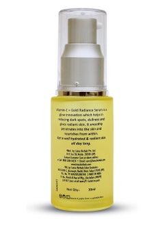 Lotus Lotus Herbals WhiteGlow Vitamin C and Gold Radiance Face Serum | For Dull & Dry Skin | Brightening & Hydrating | 30ml, Yellow  - Image 2
