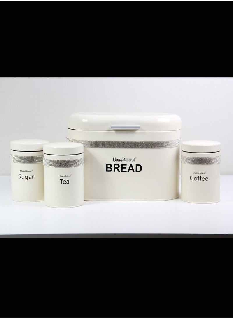 Tea And coffee Storage Jars with Bread  Storage
