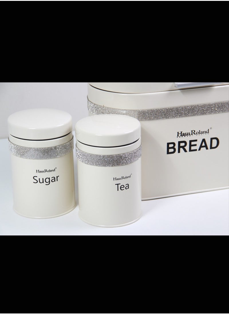 Tea And coffee Storage Jars with Bread  Storage