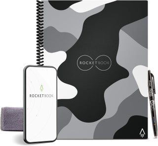Rocketbook Core Reusable Spiral Notebook, Letter Size 8.5x11, Camo - Lined Pages, App-Connected, Erasable, Durable Cover, Ideal for School, Work, and Creative Projects - pzsku/ZB51247E4DCDB28787141Z/45/1749372702/39d2a62b-651c-452b-9c5b-06fa1f771235