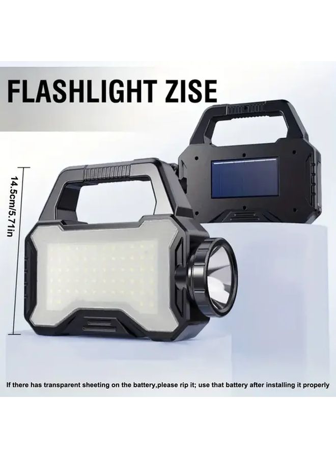 USB C Rechargeable 500 Lumens Tactical Flashlight Multipurpose Portable Lamp 5 Modes - Image 2