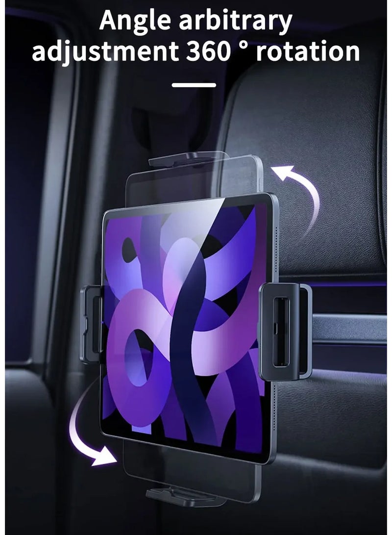 Car Phone Holder for Rear Row Tablet Holder Anti Shake Tablet Mount Universal Auto Phone Stand for 4-12.9 Inch iPad Ipad Car Holder Back Seat Road Trip  for Kids - Image 4