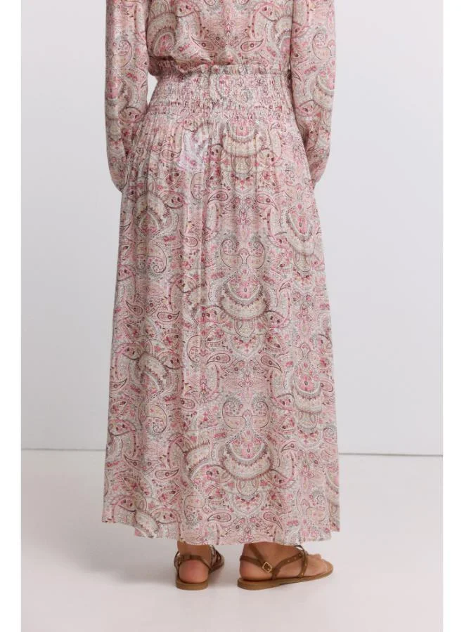 Springfield  Printed ruffle blouse for Women | Best Price UAE