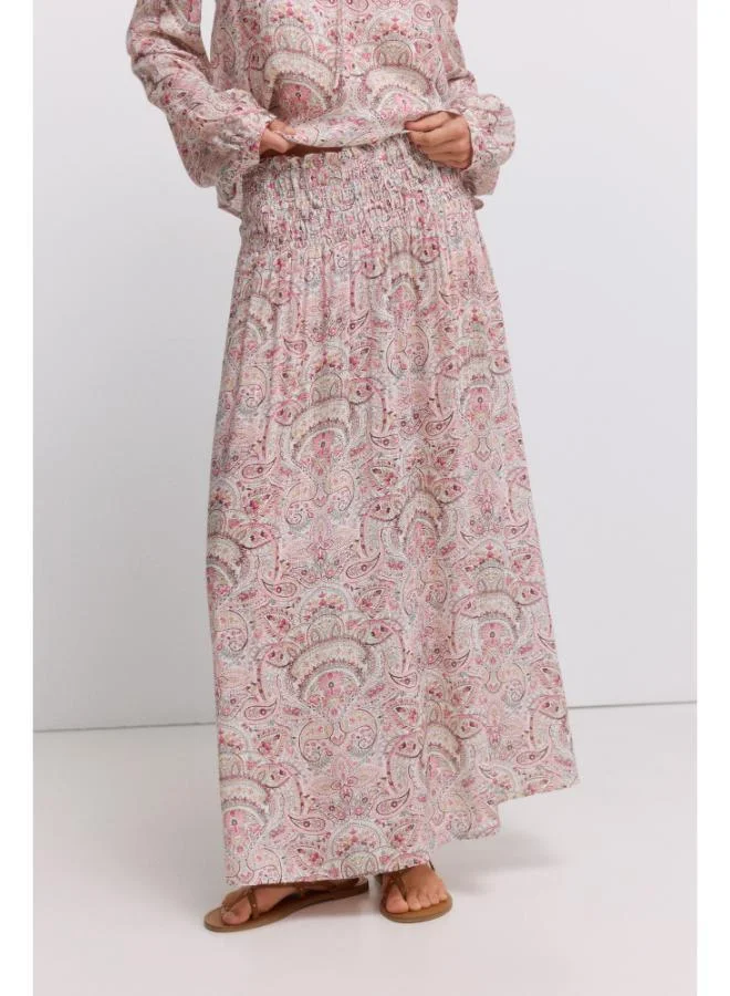 Springfield  Printed ruffle blouse for Women | Best Price UAE
