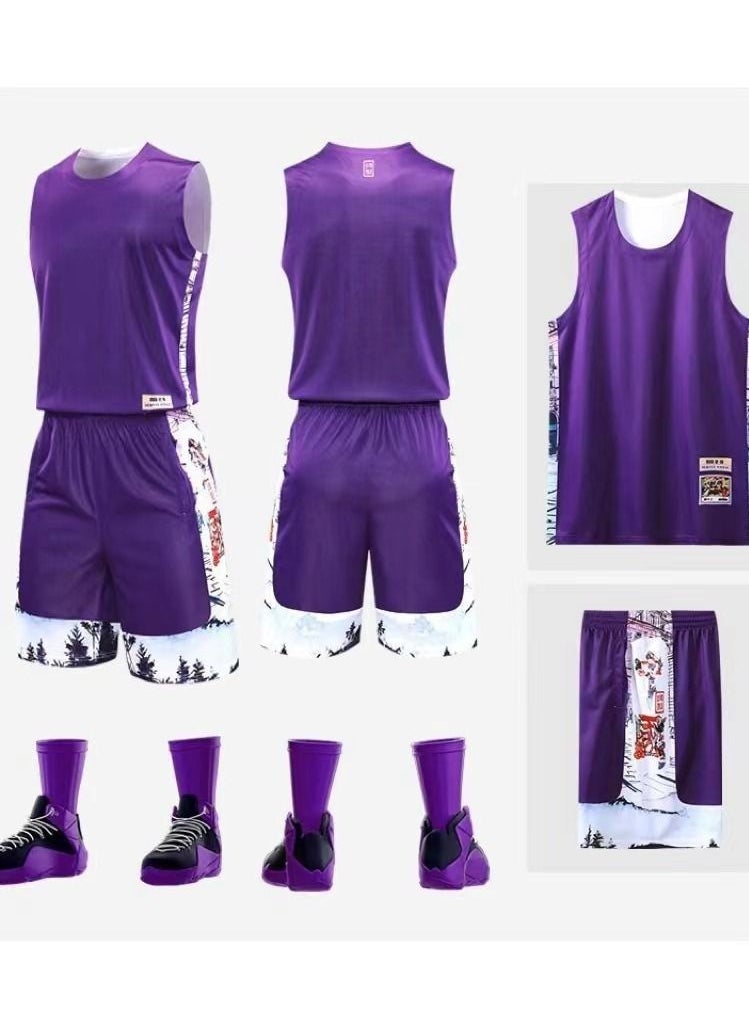 Generic - New Men's And Women's Basketball Uniform - Image 1