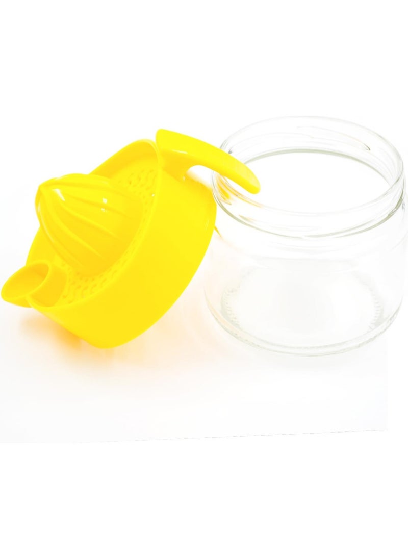 Lima Lemon Squeezer with Glass Bowl 300 ml Yellow (KC-401)