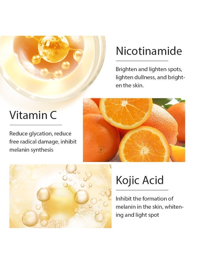 MOOYAM Glutathione Whitening Serum with Vitamin C and Kojic Acid 30ml Intensive Lightening Dark Spot Remover Facial Serum for Hyperpigmentation Treatment - Image 5
