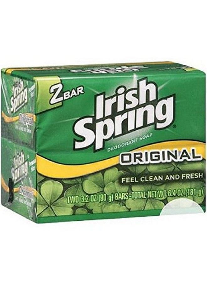 Irish Spring - Original Deodorant Bar Soap 3.20 Oz Bars 2 Ea - Image 1