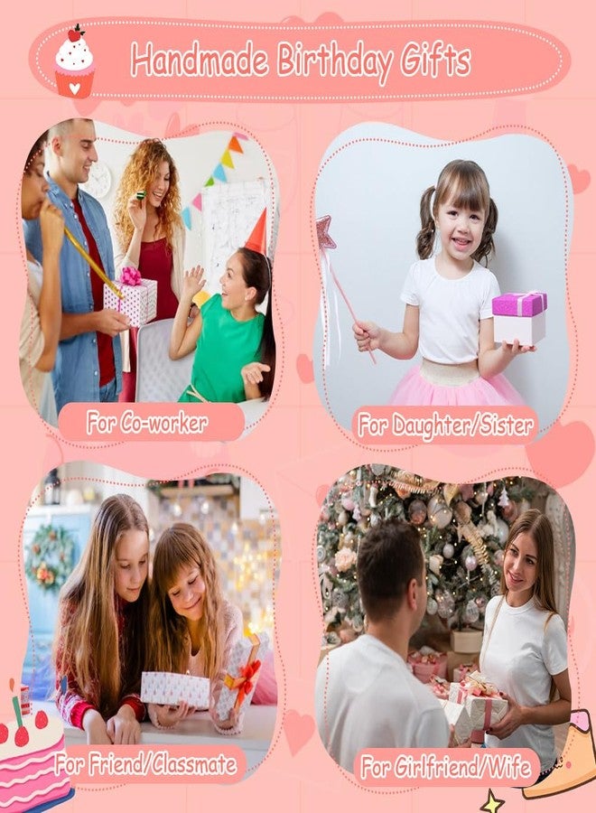 AHONEY Happy Birthday Gifts for Daughter Sister Women Girlfriend Best Friend Teacher Coworker, Emotional Support Crochet Birthday Card Idea for 18th 21st 30th 40th 50th Desk Home Decor Doll Ornaments - Image 4