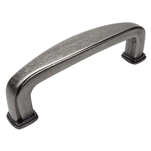Cosmas 10 Pack - Cosmas 4389WN Weathered Nickel Modern Cabinet Hardware Handle Pull - 3" Inch (76mm) Hole Centers - Image 1