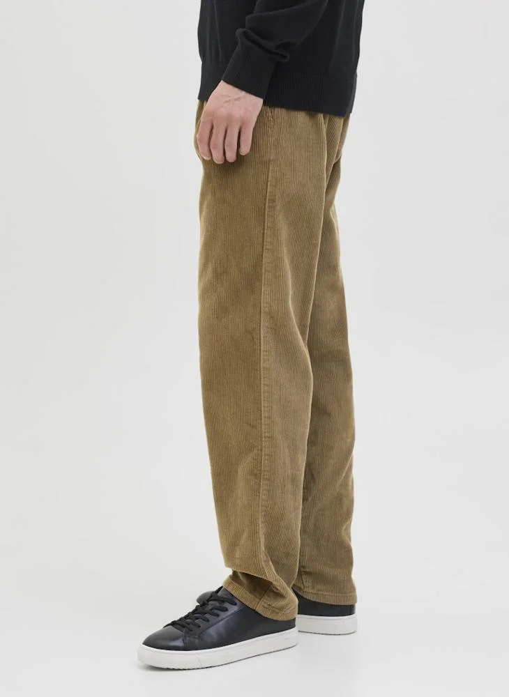JJ Rebel  Relaxed Corduroy Jogger Pants for Men | Best Price UAE