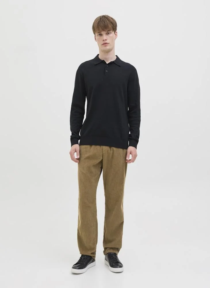 JJ Rebel  Relaxed Corduroy Jogger Pants for Men | Best Price UAE