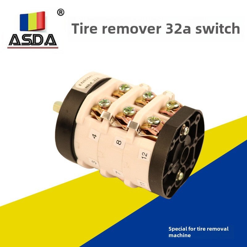 Tire removal machine switch tire removal machine accessories motor reversing switch positive and negative switch universal conversion 32A switch assembly(32A) - Image 3
