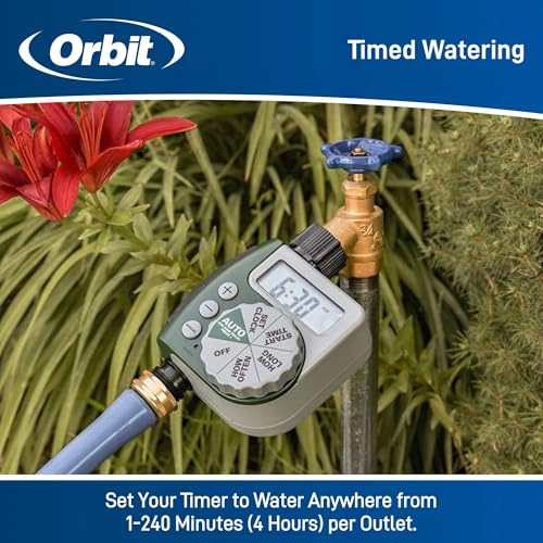 ORBIT مؤقت ري المياه الرقمي القابل للبرمجة 1-مخرج من أوربت 62067، عبوة 2 - Image 5