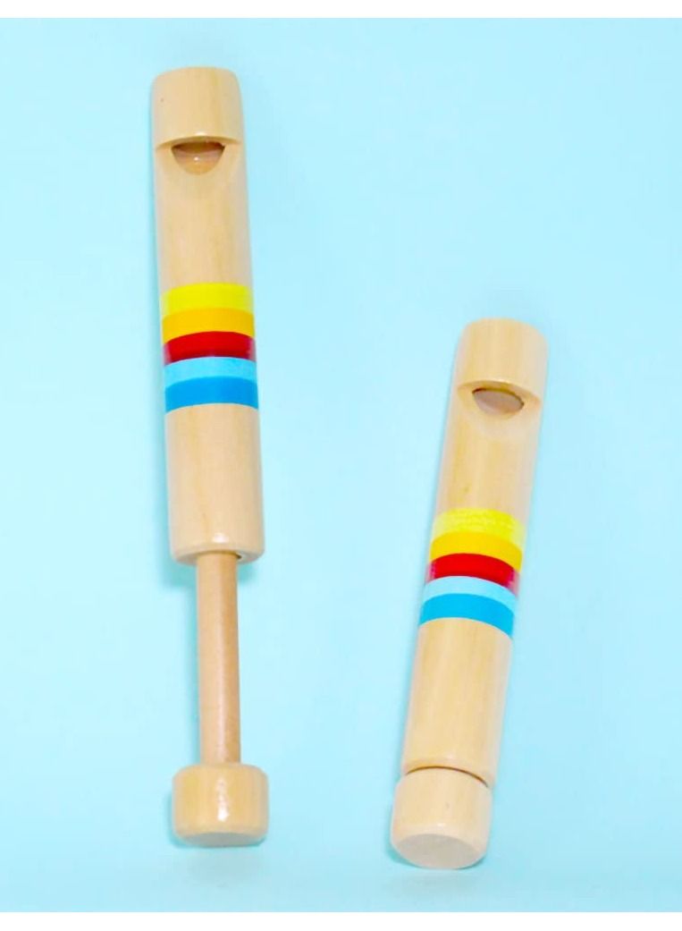 KASTWAVE 2pcs Wood Slide Whistle Toy Noise Makers for Kids Bag Stuffers School Prizes - Image 4