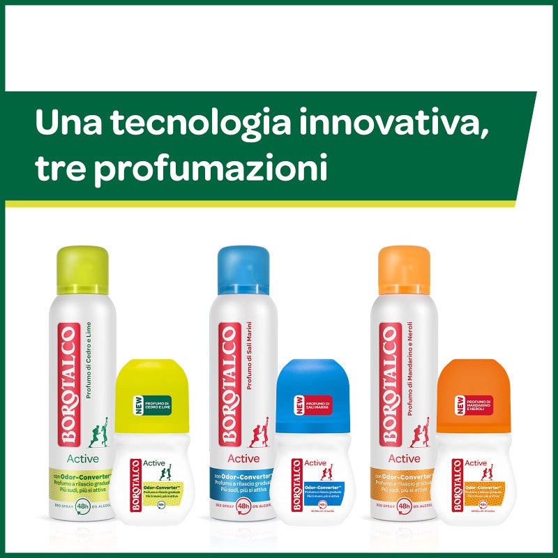 Borotalco: Deo Roll On"Active Mineral Salt" 50 ml (1.69 fl.oz) - Image 4