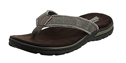 SKECHERS شبشب سكتشرز للرجال بوسنيا، شوكولاتة، 13 - Image 1
