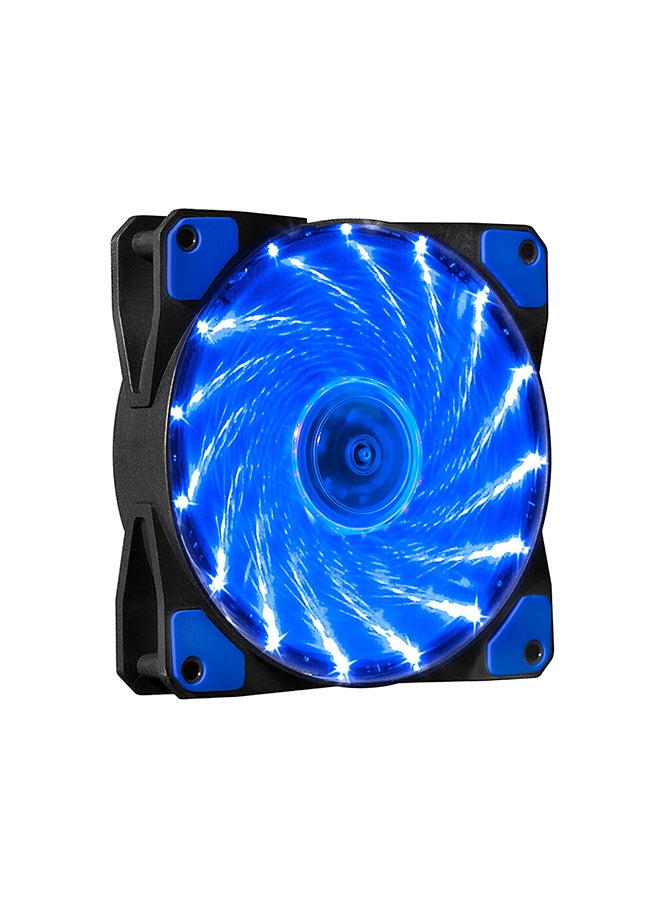 Loquat Silent 15-LED Cooler Fan Blue  - Image 2