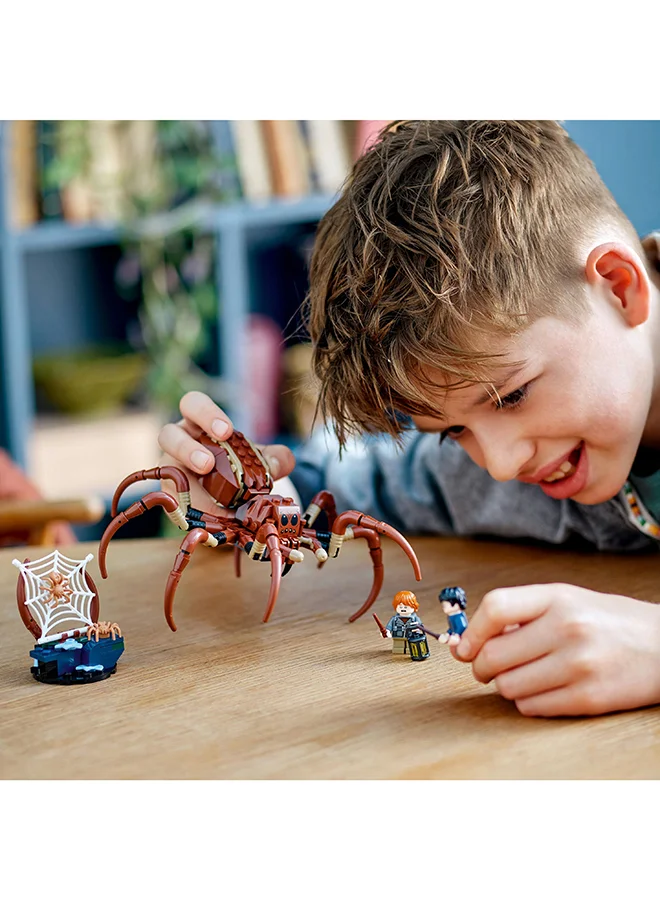 ليغو Harry Potter Aragog In The Forbidden Forest Set, Spider Toy Playset For Kids, Magical Creature Figure, 2 Minifigures, Gift For Boys, Girls And Any Fan Aged 7 Plus 76434 (195 Pieces)