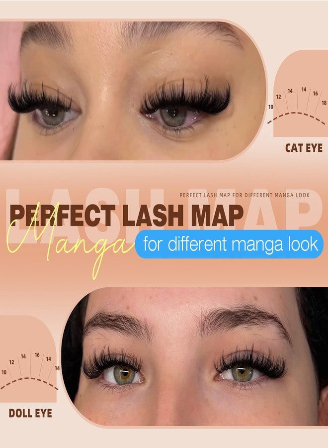 Boahankuke Fluffy Lash Clusters with Spikes Wispy Eyelash Clusters 162PCS Manga Cluster Eyelash Extensions CD Curl Volume Individual Lashes 10-18mm Anime Cluster Lashes DIY Fairy Lash Extensions for Daily Wear - Image 5