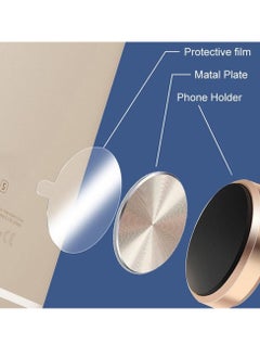 Adhesive Metal Plate Mounting Kits Stickers Discs Magnetic Patch Compatible with Air Vent Magnetic Car/Vehicle Mount Holder Especially for iPhone X XS Max Samsung Galaxy