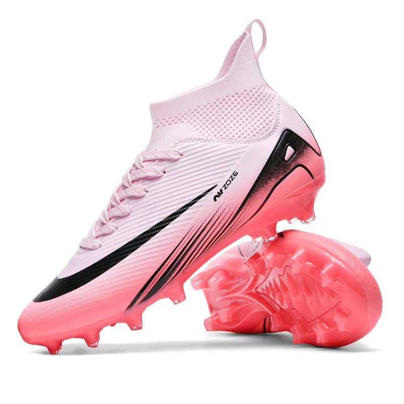 New High-Top Football Shoes Spikes Football Shoes Tf Broken Nails Training Shoes Football Men'S Sneaker - Image 4