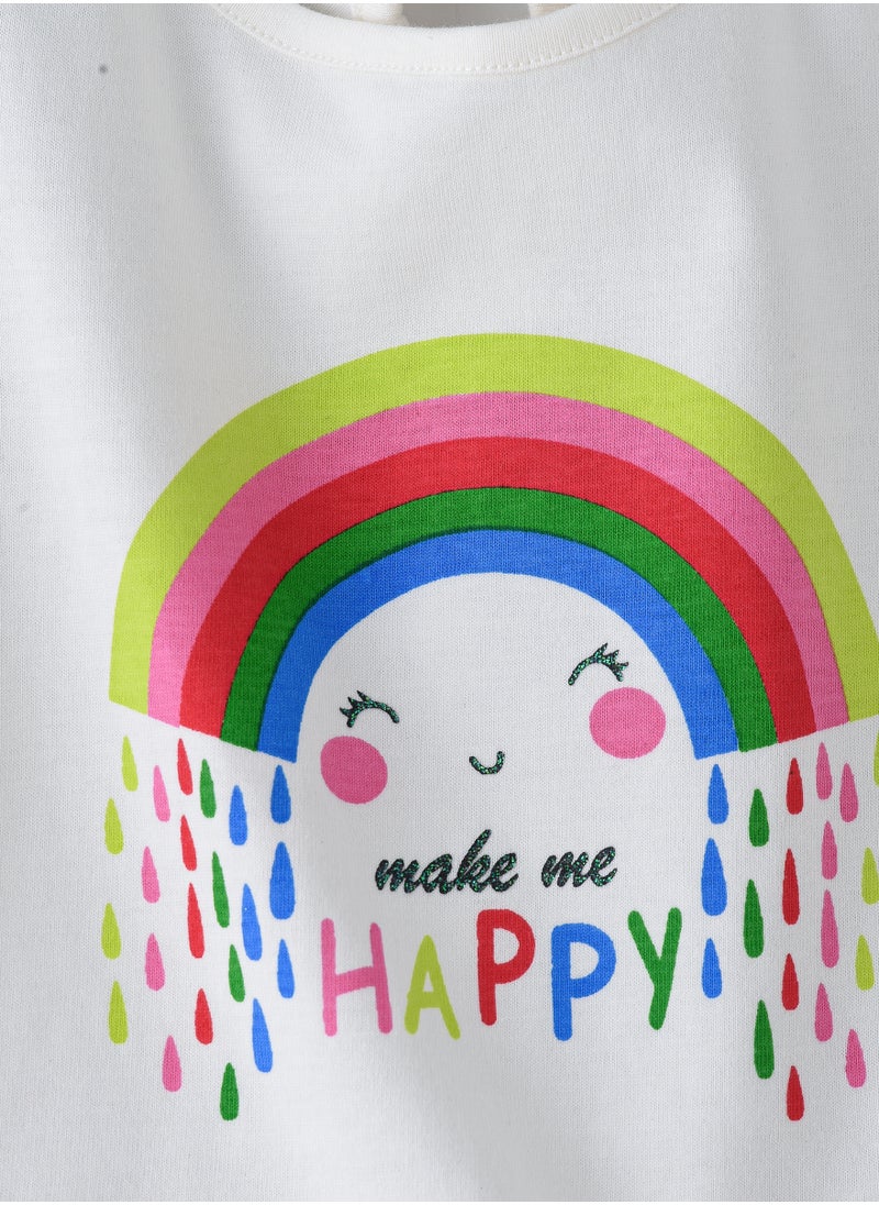 Jelliene Sunshine Squad: Girls' Comfy Cotton Tees Playful & Summer Fun  - Image 3