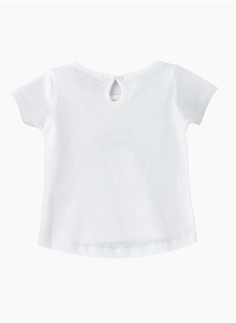 Jelliene Sunshine Squad: Girls' Comfy Cotton Tees Playful & Summer Fun  - Image 2
