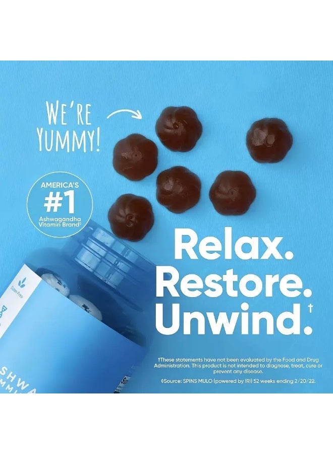 BIYODE Ashwagandha Gummies 60PCS Quality of Sleep Reduce Stress and Balance the Immune System Ashwa Gummies are Gluten Free Non GMO Gelatin Free and Vegan - Image 2