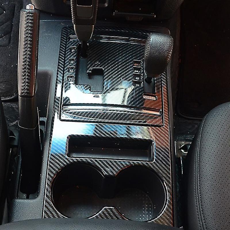 Car Decorative Cover: Durable ABS Material - Scratch Resistant Glossy Carbon Fiber Texture Compatible With Mitsubishi PAJERO 2007-2019 For Car Protection & Easy Installation - Image 2